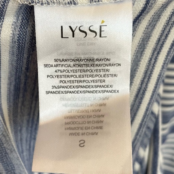 NWT Lyssé Mulholland Midi Tank Dress, Blue & White Stripe, Size S - Picture 9 of 10